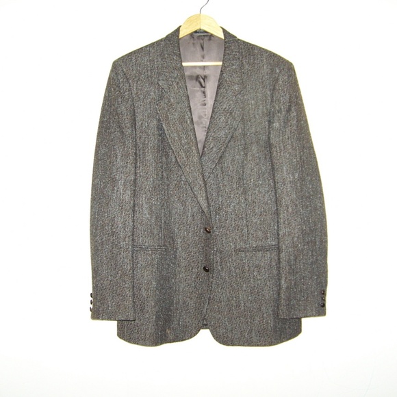 Sasson Richard Brent Mens Wool Blend Jacket L 46 - Picture 2 of 6